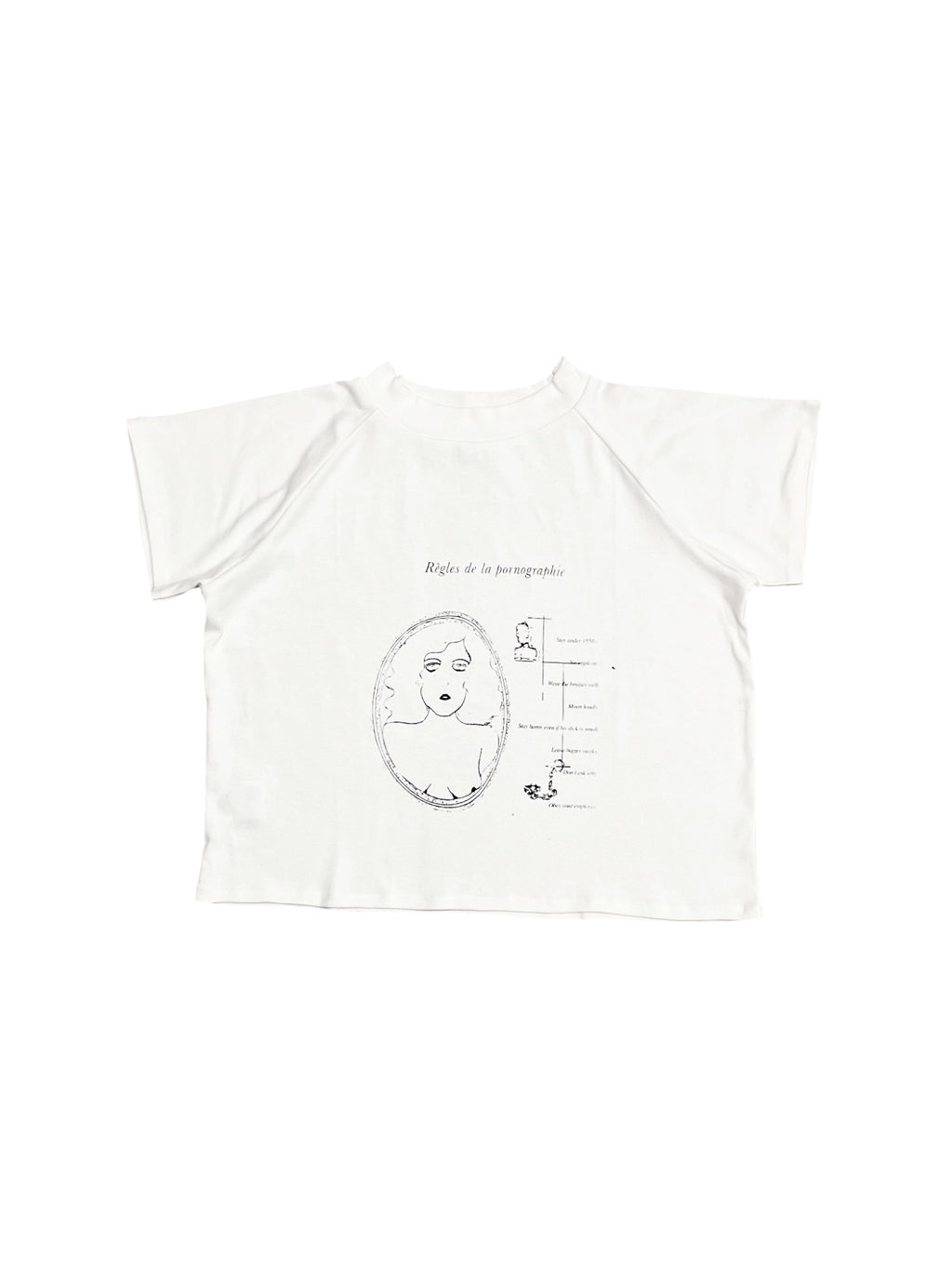 PORN RULES RAGLAN T-SHIRT